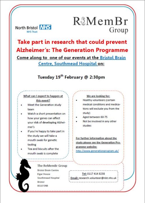 Dementia research poster